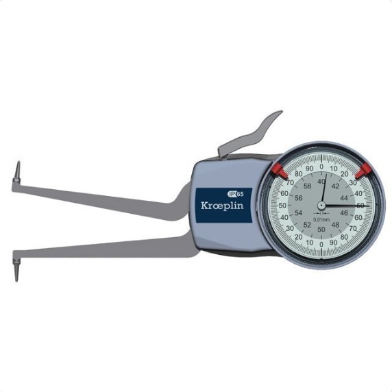 Kroeplin Mekanik İç Çap Kanal Komparatörü \'15-60 mm\' | H415