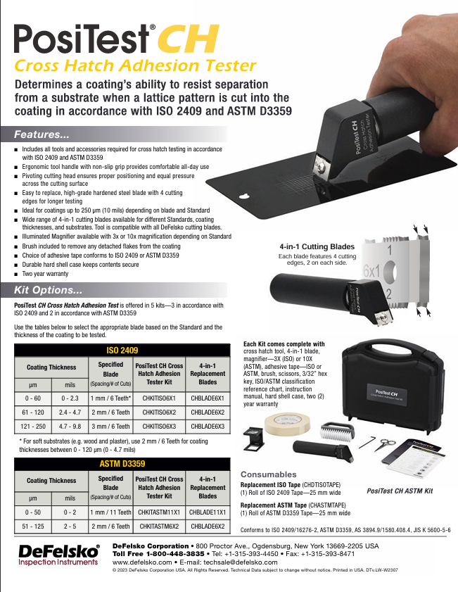 DeFelsko-Cross Cut (Amerikan Menşei)
